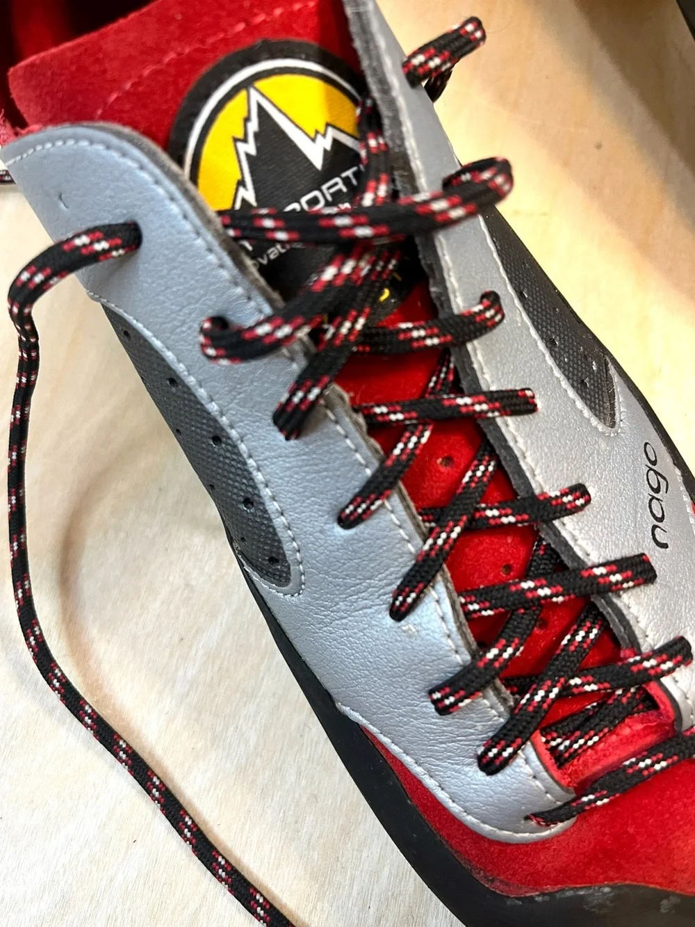 La Sportiva Nago Climbing Shoe made in Italy size 43.5/10.5